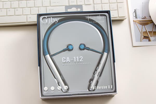 Bluetooth sluchátka GJBY CA-112 modrá - náhled 2