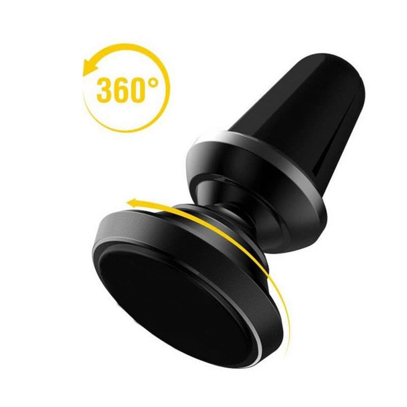 Magnetický držák do auta TopQ do větrací mřížky černý - náhled 2