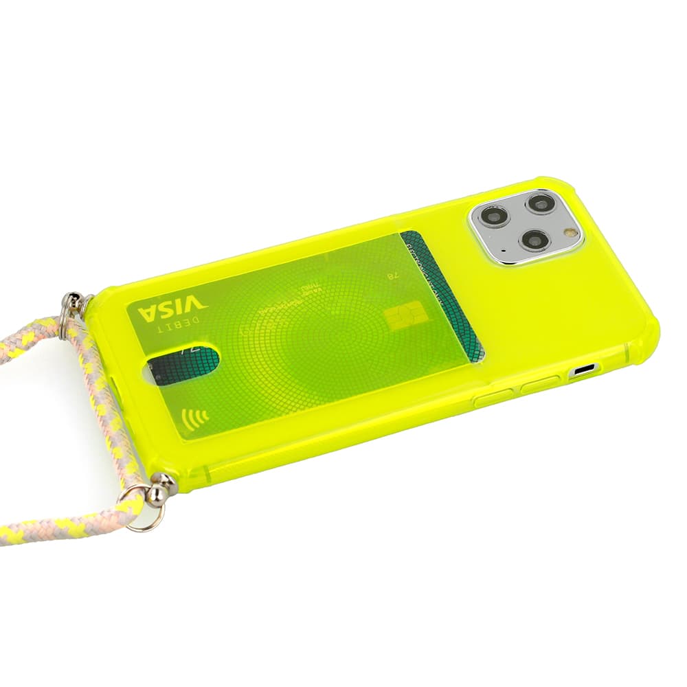 Pouzdro STRAP Fluo pro Iphone 11 Pro Lime - náhled 2