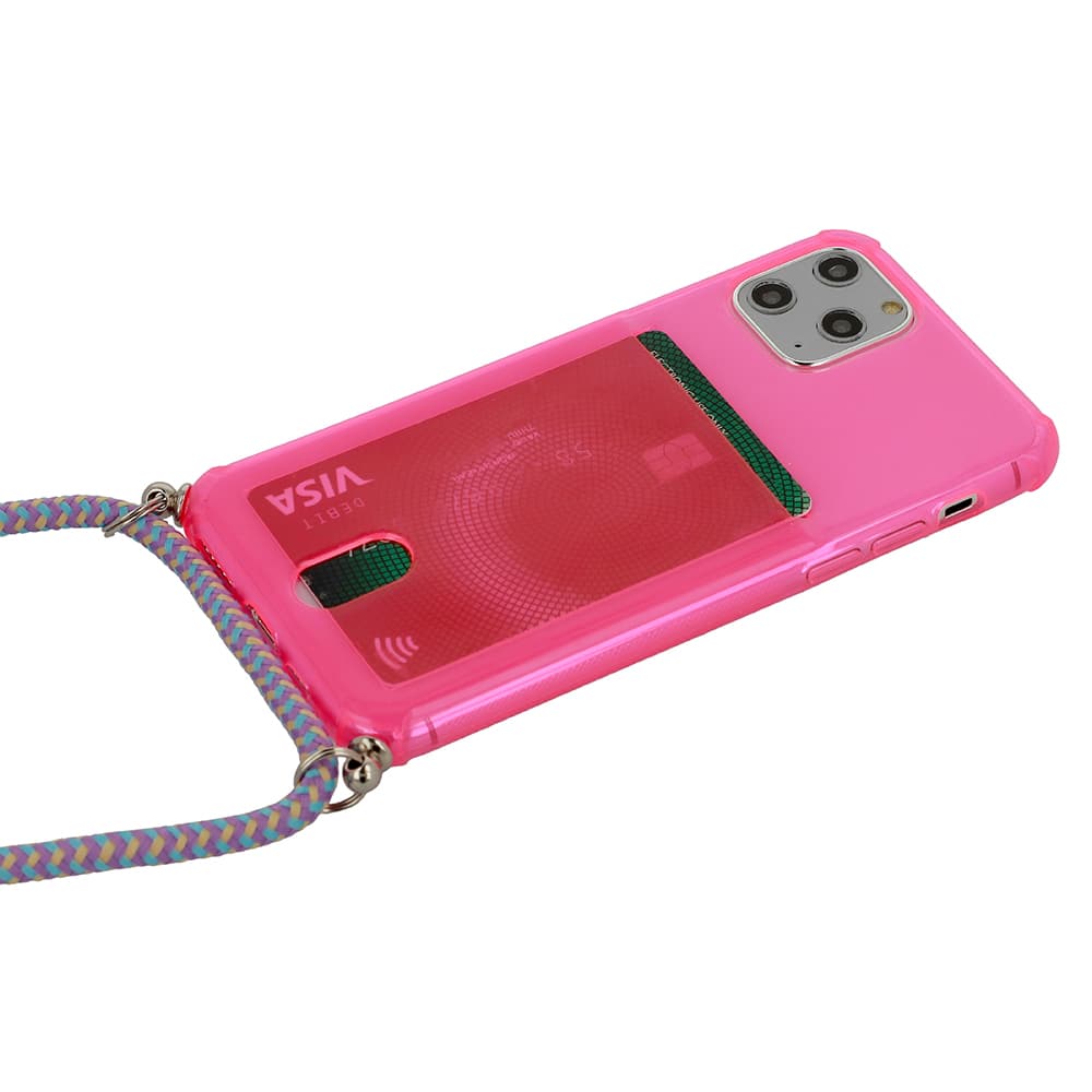 Pouzdro STRAP Fluo pro Iphone 7/8/SE 2020/SE 2022 Pink - náhled 2