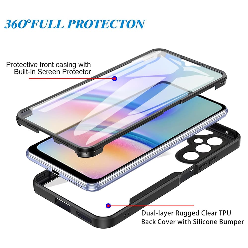 Techsuit ColorVerse 360 Series Screen Protector Samsung Galaxy A05s Blue - náhled 3