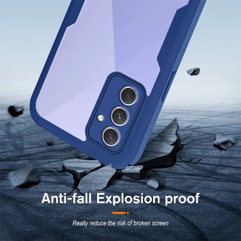 Techsuit ColorVerse 360 Series Screen Protector Samsung Galaxy A54 Blue - náhled 3