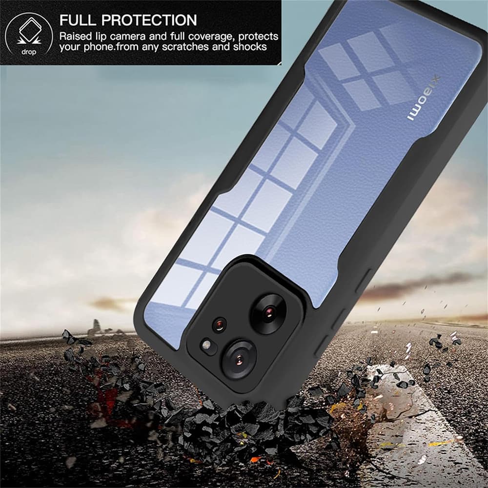 Techsuit ColorVerse 360 Series Screen Protector Xiaomi Redmi 12 4G Black - náhled 3
