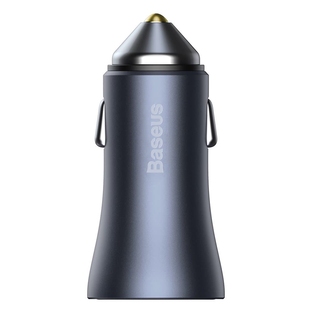 Baseus Autonabíječka Golden Pro 40W USB-A USB-C Tmavě šedá - náhled 3