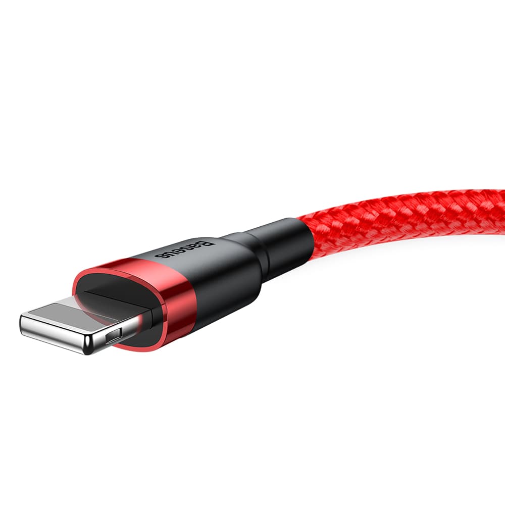 Baseus Datový kabel Cafule USB to Lightning 1.5A 2m Červený - náhled 3
