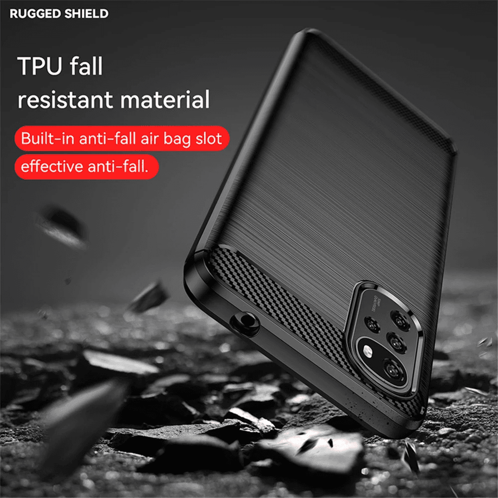 Techsuit Karbon Silikon Motorola Moto G22 Černý - náhled 3