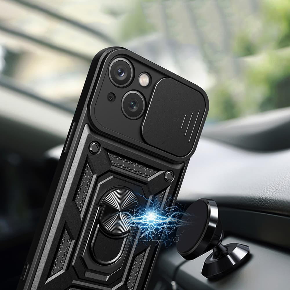 Techsuit řada CamShield iPhone 15 Plus modré - náhled 3