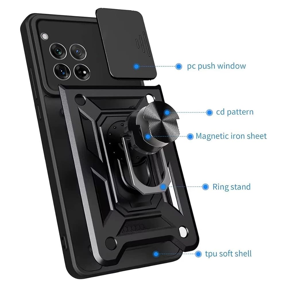 Techsuit CamShield Series OnePlus 12R Rose Gold - náhled 3