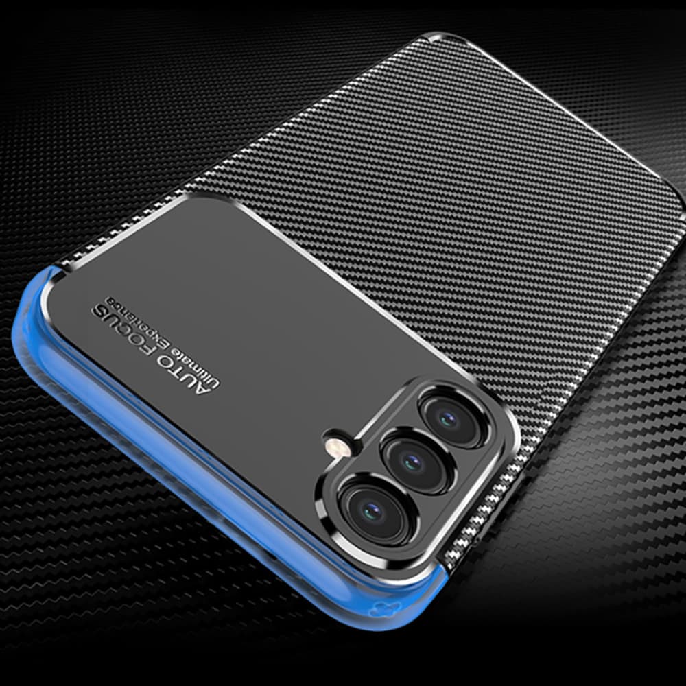 Techsuit CarbonFiber kryt pro Samsung Galaxy S24 černý - náhled 3