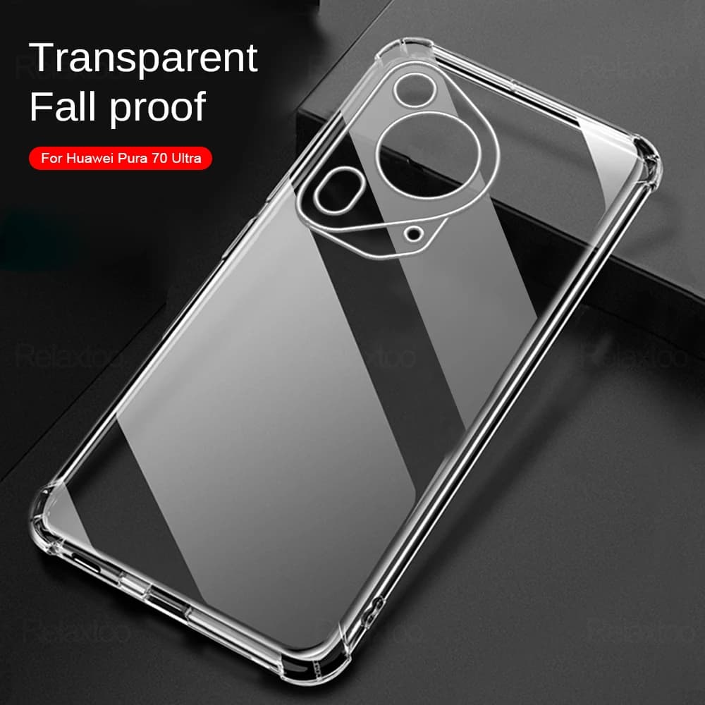 Techsuit nárazuvzdorný silikonový kryt Huawei Pura70 Ultra - náhled 3
