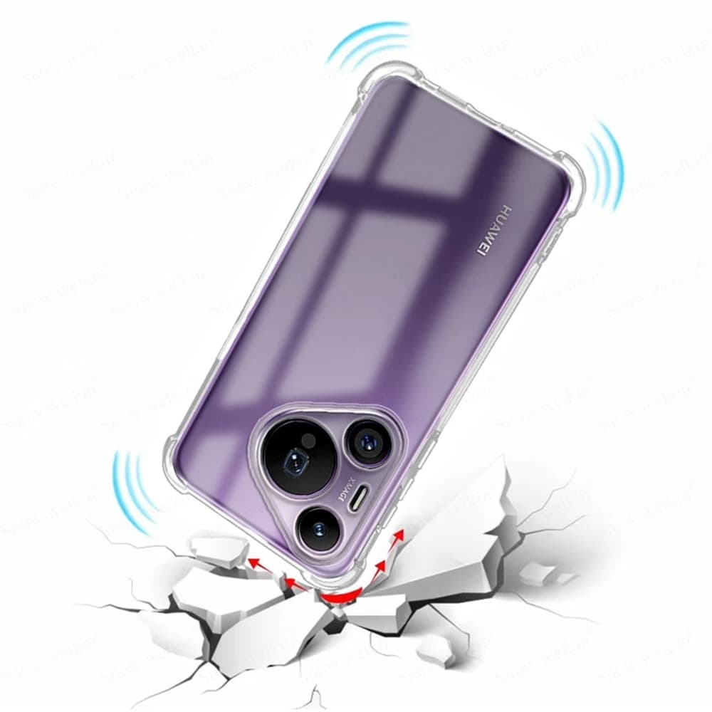 Techsuit nárazuvzdorný silikonový obal Huawei Pura70 - náhled 3