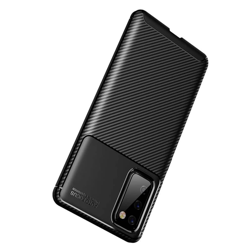Techsuit CarbonFiber kryt Samsung Galaxy S20 FE 5G Black - náhled 3
