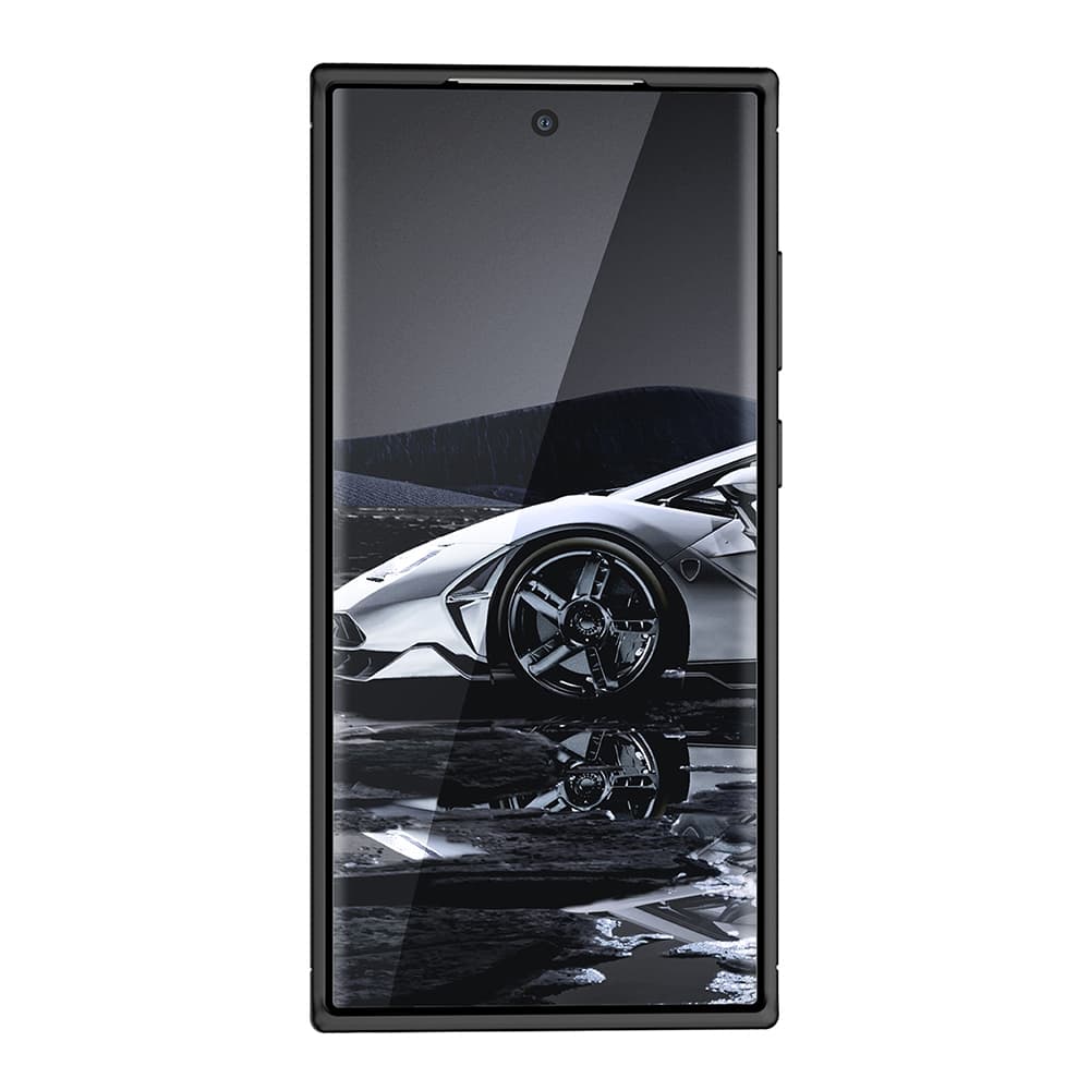 Techsuit CarbonFiber Samsung Galaxy S23 Ultra Black - náhled 3