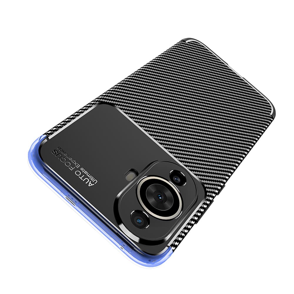 Techsuit CarbonFiber Huawei nova 11 nova 12s Black - náhled 3
