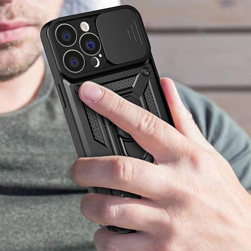Techsuit CamShield Series pouzdro iPhone 15 Pro Rose Gold - náhled 3