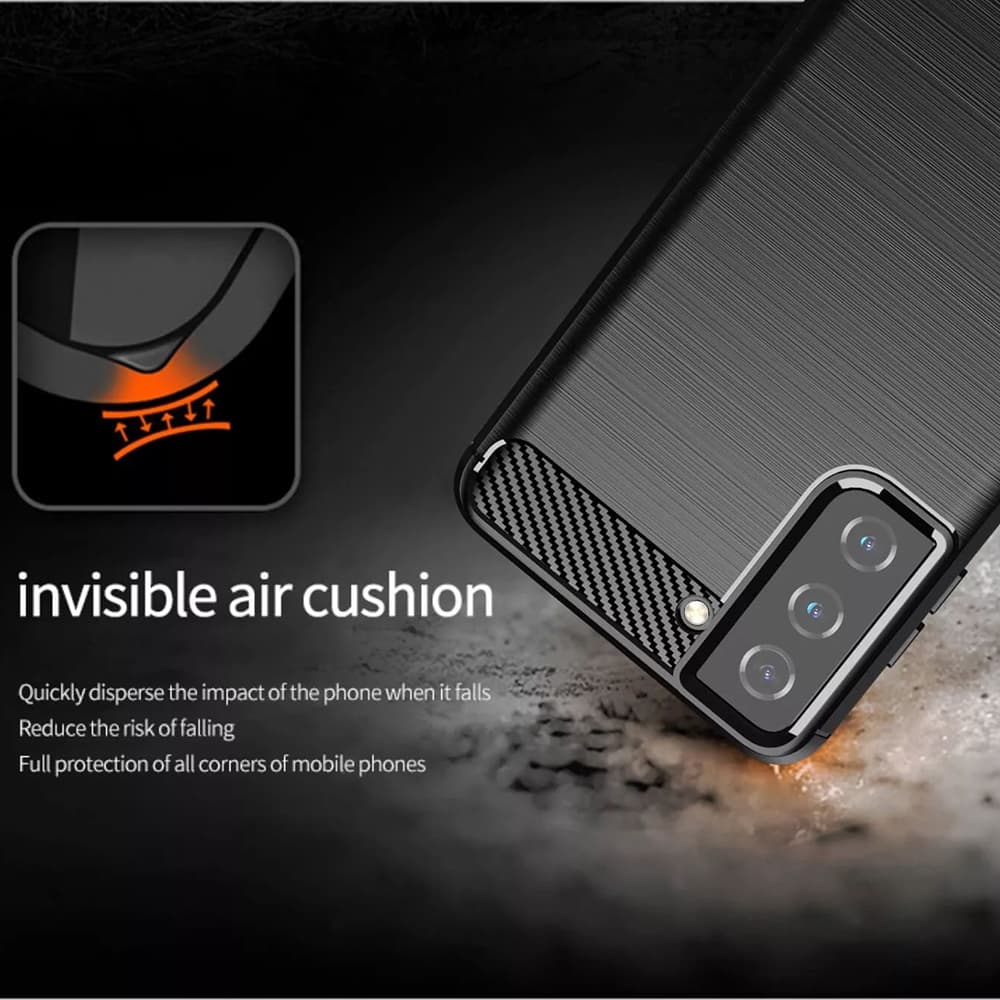 Techsuit Karbon Silikon Samsung Galaxy S20 FE S20 FE 5G Modrý - náhled 3