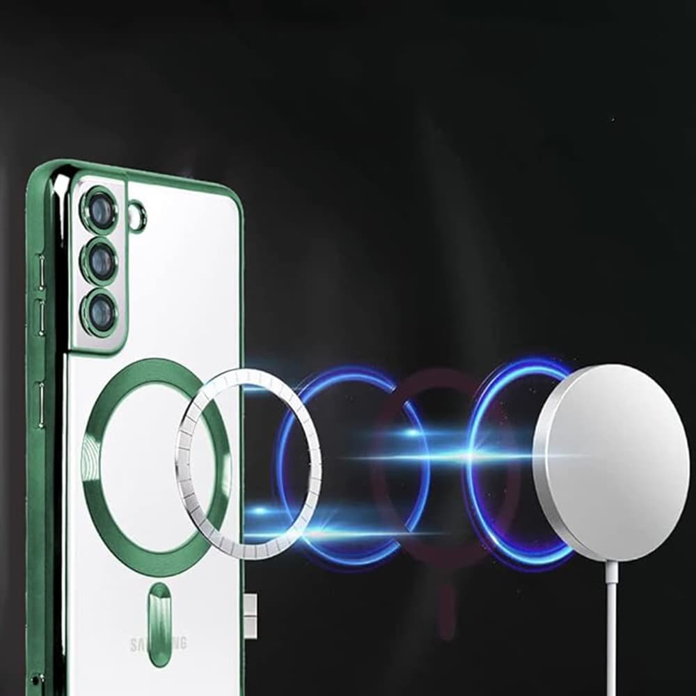 Techsuit Luxusní Křišťálový MagSafe Samsung Galaxy S21 5G Černý - náhled 3