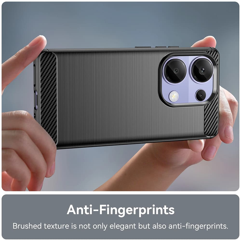 Techsuit CarbonSilicone Redmi Note13Pro4G PocoM6Pro4G modrá - náhled 3