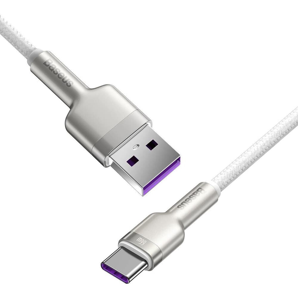 Baseus Kabel Cafule USB na Type-C 66W 2m Bílý - náhled 3