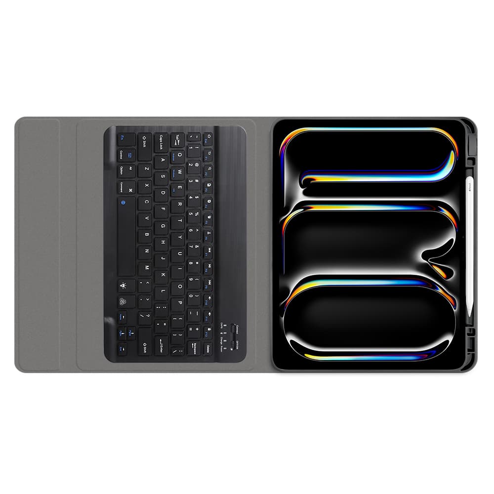 Techsuit CozyTab Pouzdro klávesnice iPad Pro 11 (2024) (2025) Černá - náhled 3