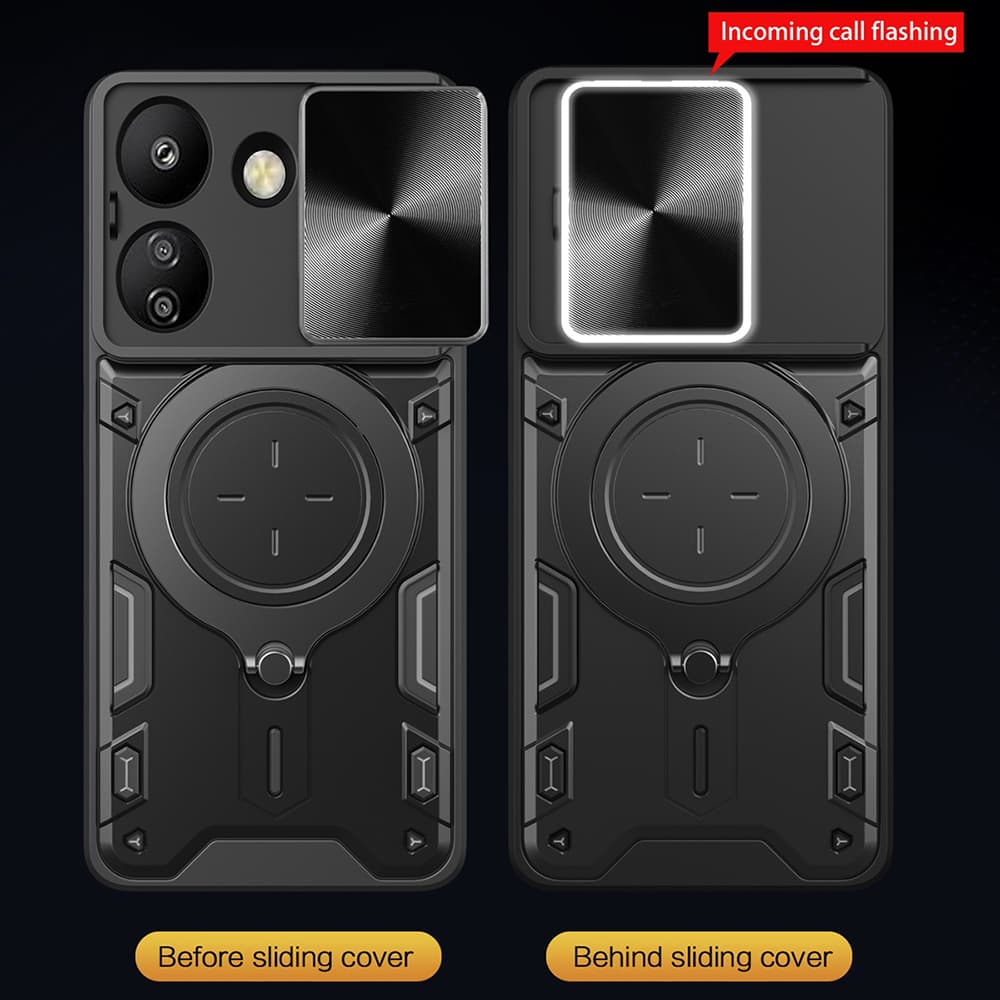 Techsuit CamGuard Pro Xiaomi Redmi 13C 4G Poco C65 Černá - náhled 3