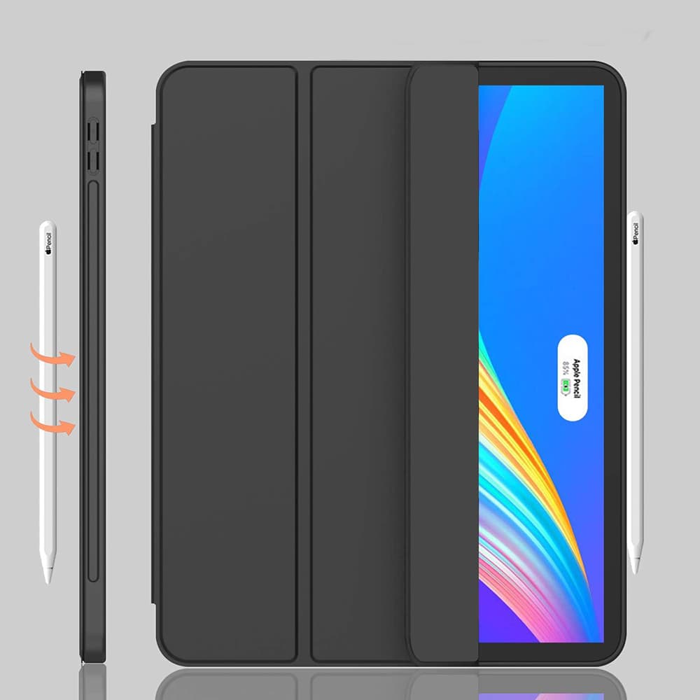 Techsuit Flex Trifold s držákem tužky iPad Pro 12.9 Černá - náhled 3