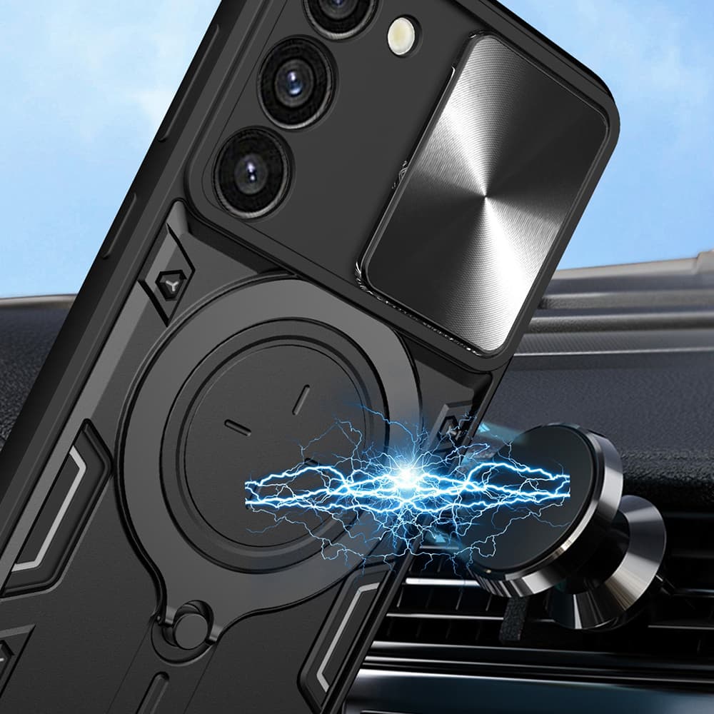 Techsuit CamGuard Pro Samsung Galaxy S23 Černý - náhled 3