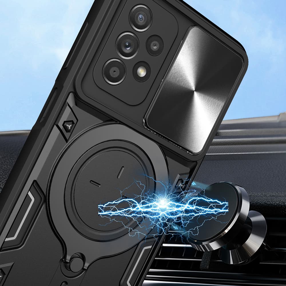Techsuit CamGuard Pro Samsung Galaxy A52 4G 5G A52s 5G Černá - náhled 3
