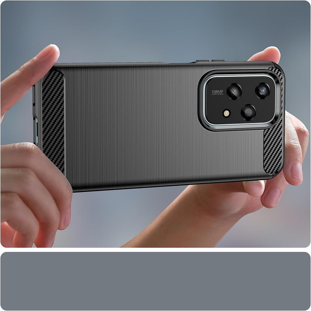 Techsuit Karbonový silikon Honor 200 Lite černý - náhled 3