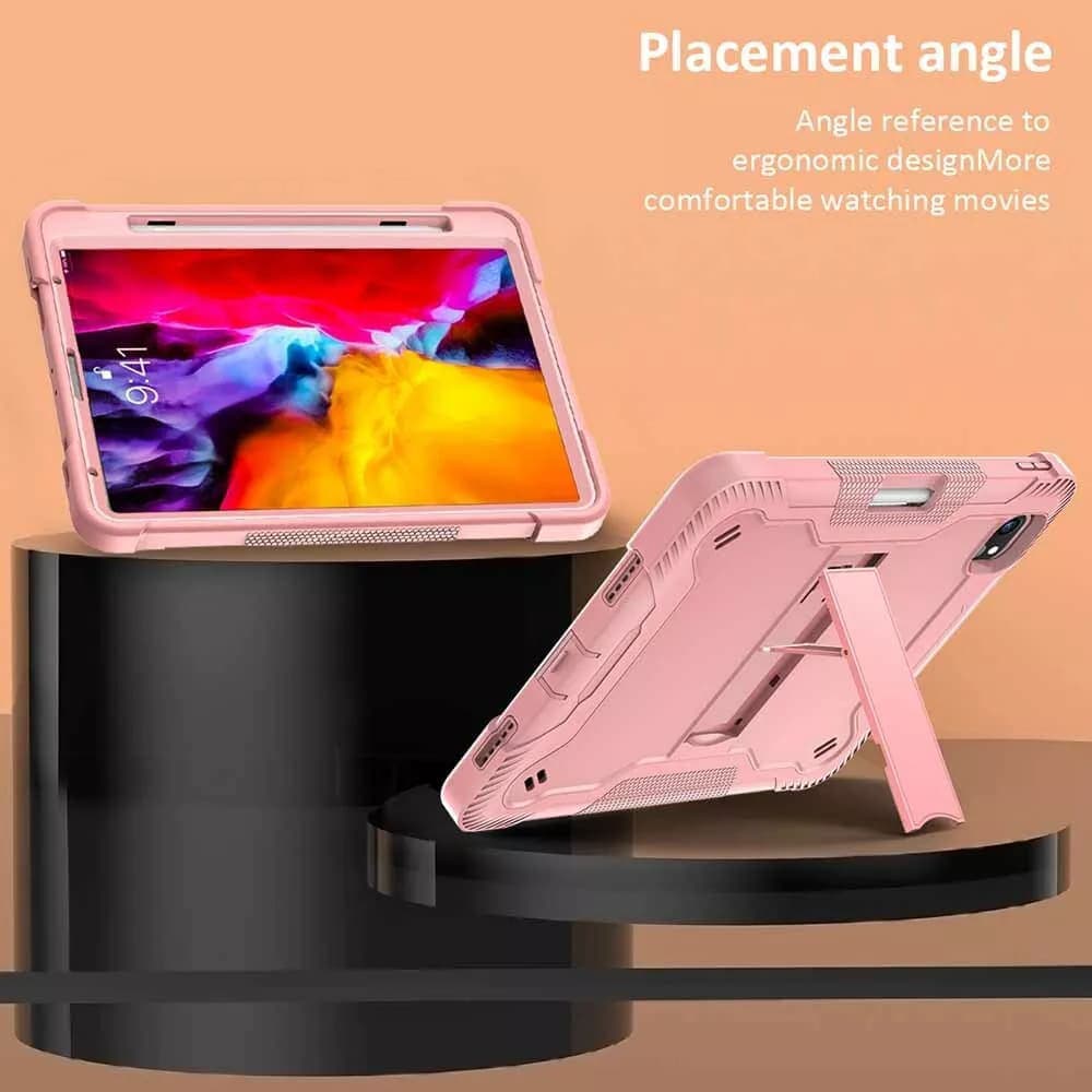 Techsuit Rugged TabShell a Ochranné Sklo pro iPad Pro 11 Rose Gold - náhled 3