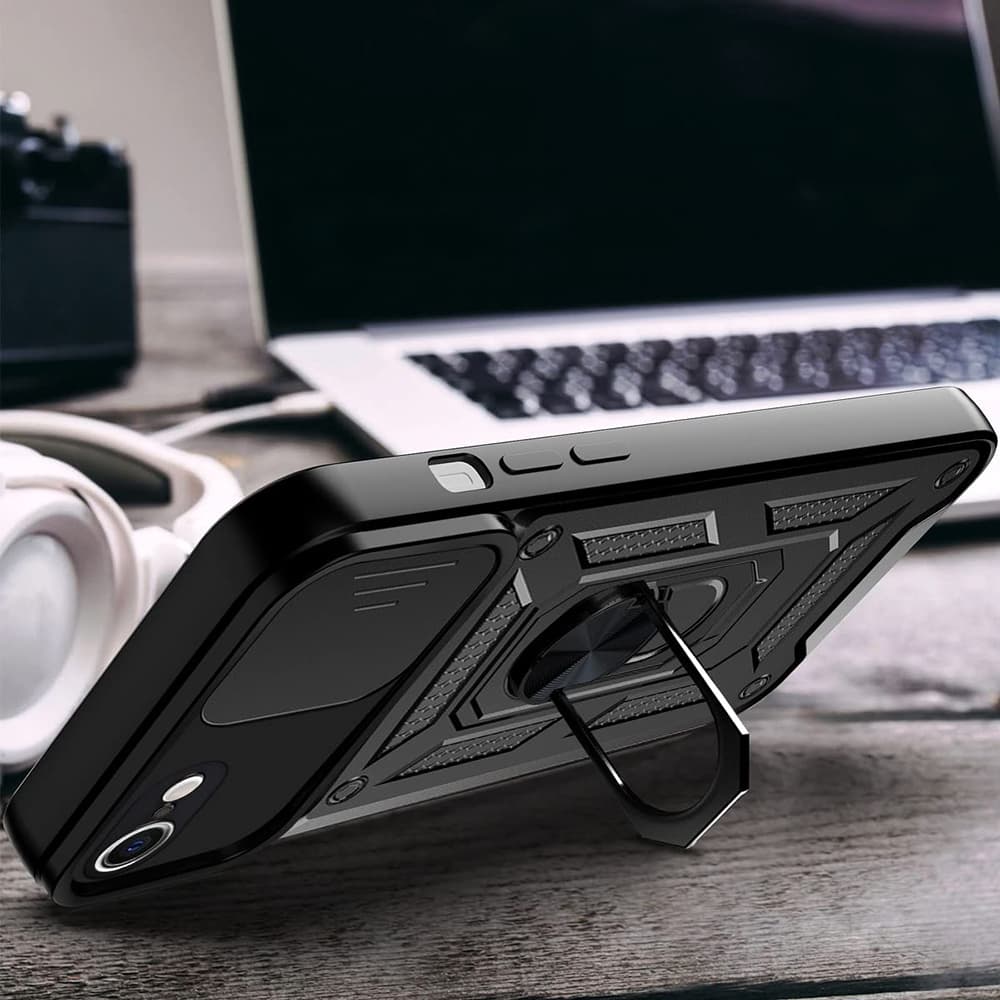 Techsuit CamShield Series kryt iPhone 16e černý - náhled 3