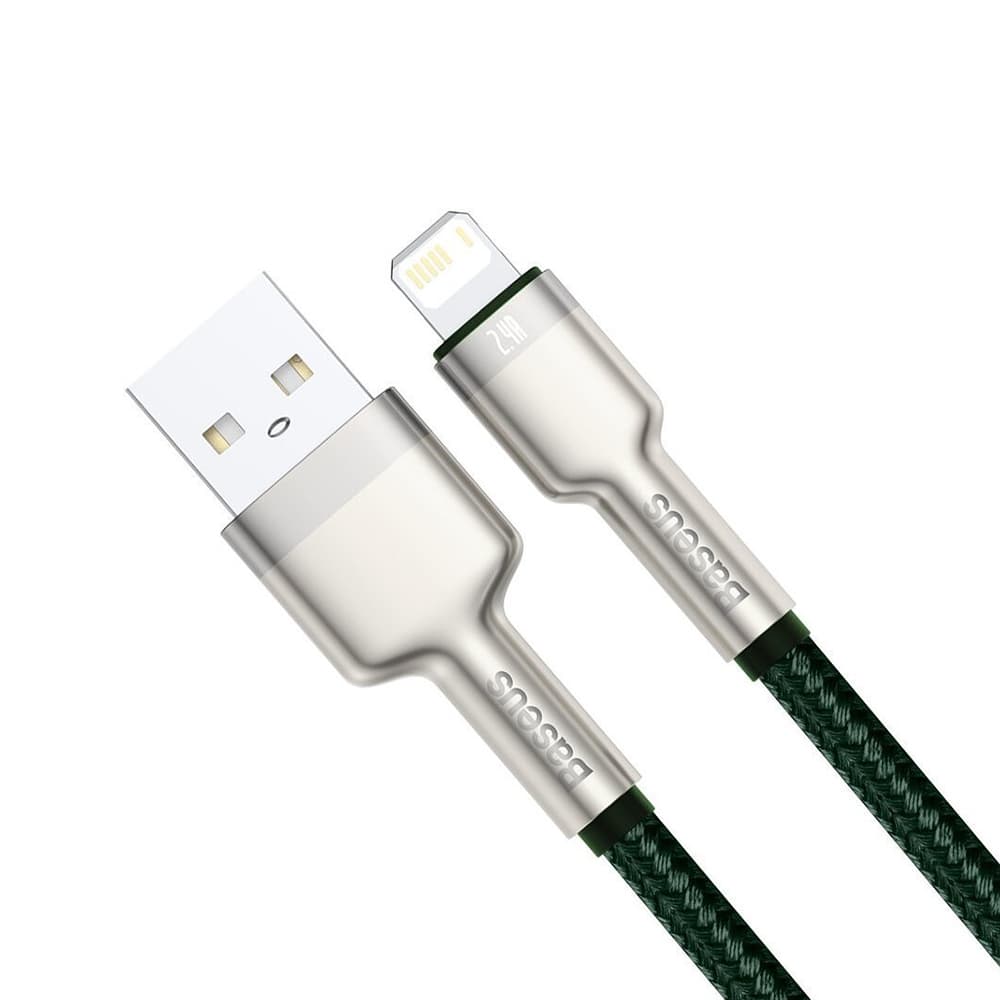 Baseus Cafule datový kabel USB Lightning 2.4A 2m Green - náhled 3