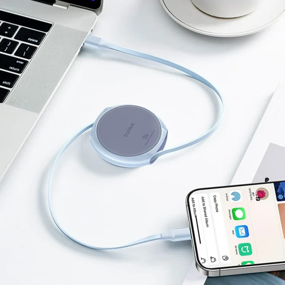 Baseus Pathfinder kabel Type-C na Type-C 100W 1m Galaxy Blue - náhled 3