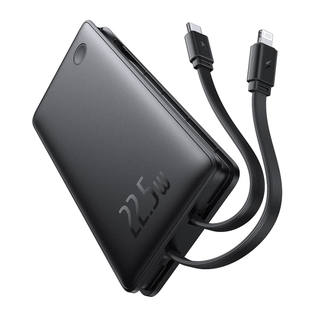 Baseus Power Bank Airpow Air Lite 10000mAh 22.5W Black - náhled 3