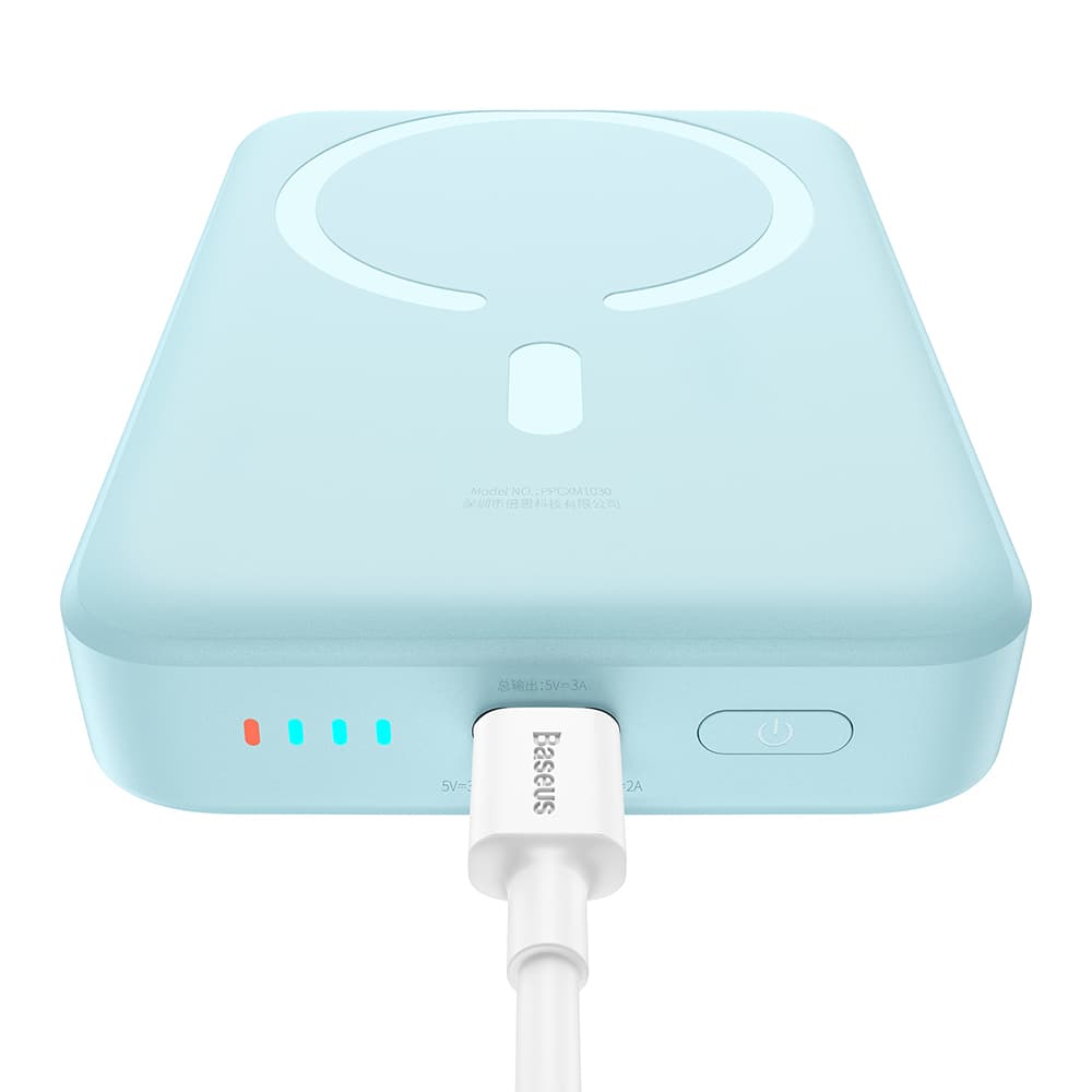 Baseus Power Bank Mini 10000mAh 30W MagSafe USB-C modrá - náhled 3
