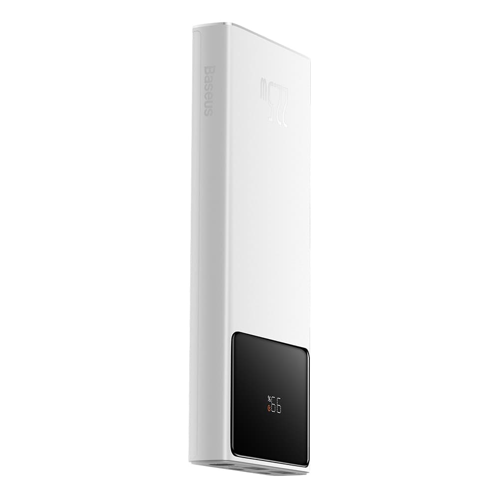 Baseus - powerbanka Star-Lord (PPXJ100002) - 2x USB, Type-C, micro-USB, 22,5 W, 10000 mAh, kabel Type-C, 3 A, 30 cm - bílá - náhled 3