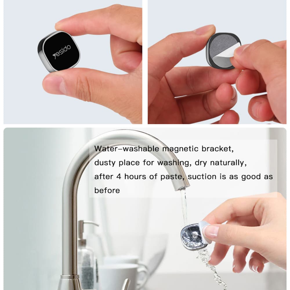 Yesido C81 Magnetický držák na palubní desku Space Gray - náhled 3