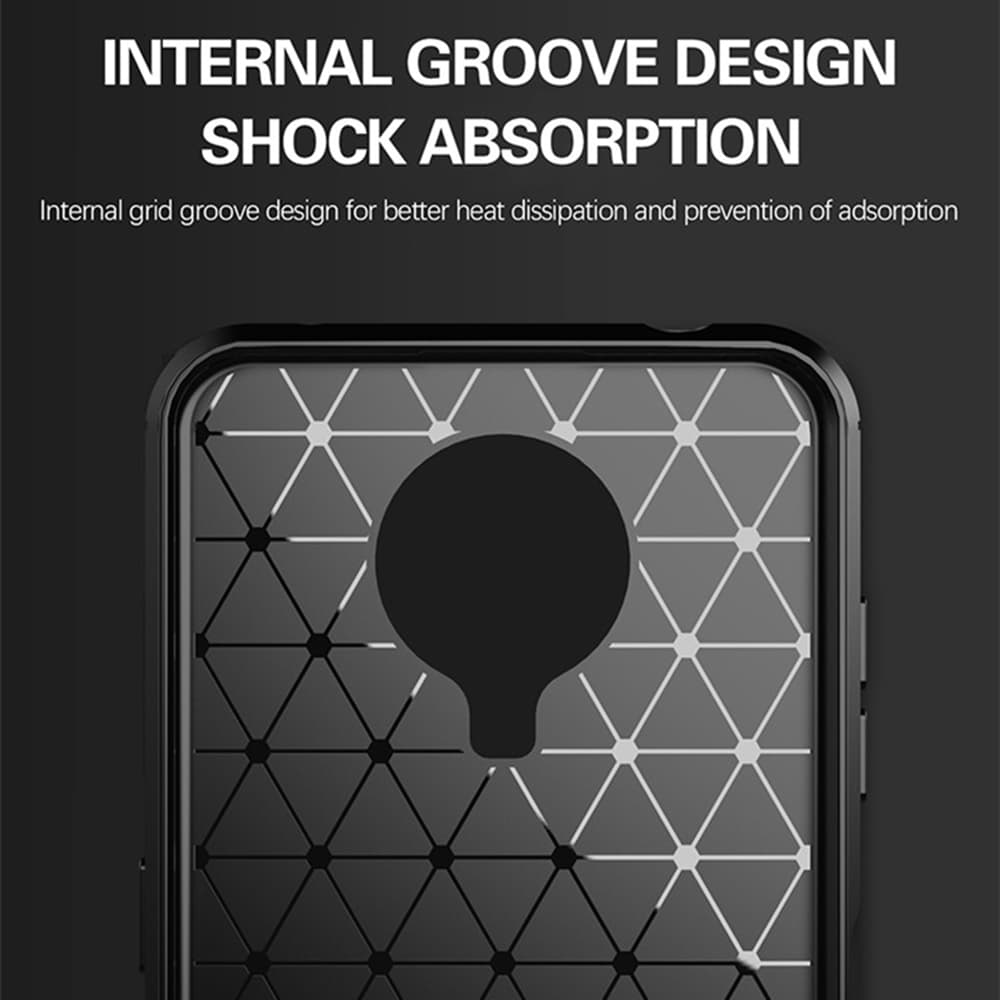 Techsuit Karbon Silikon Nokia G10 G20 Černá - náhled 3