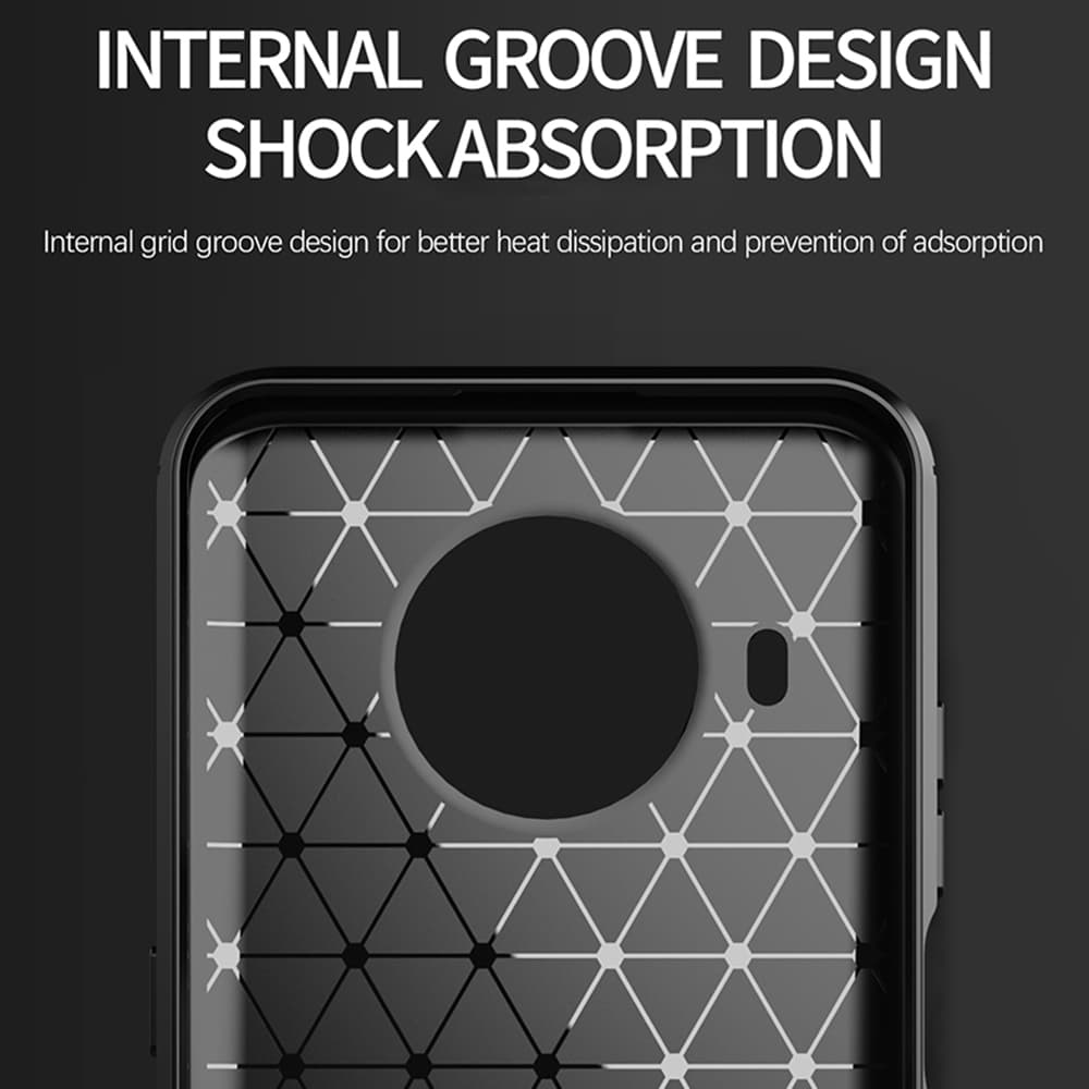 Techsuit Karbon Silikon Nokia X10 X20 Černý - náhled 3