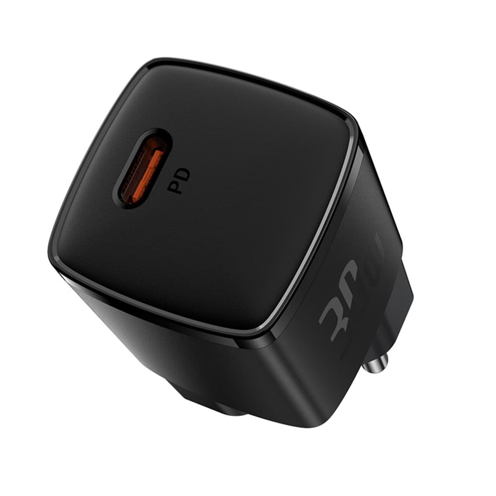 Baseus Wall Charger Cube Pro nabíječka 30W USB C černá - náhled 3