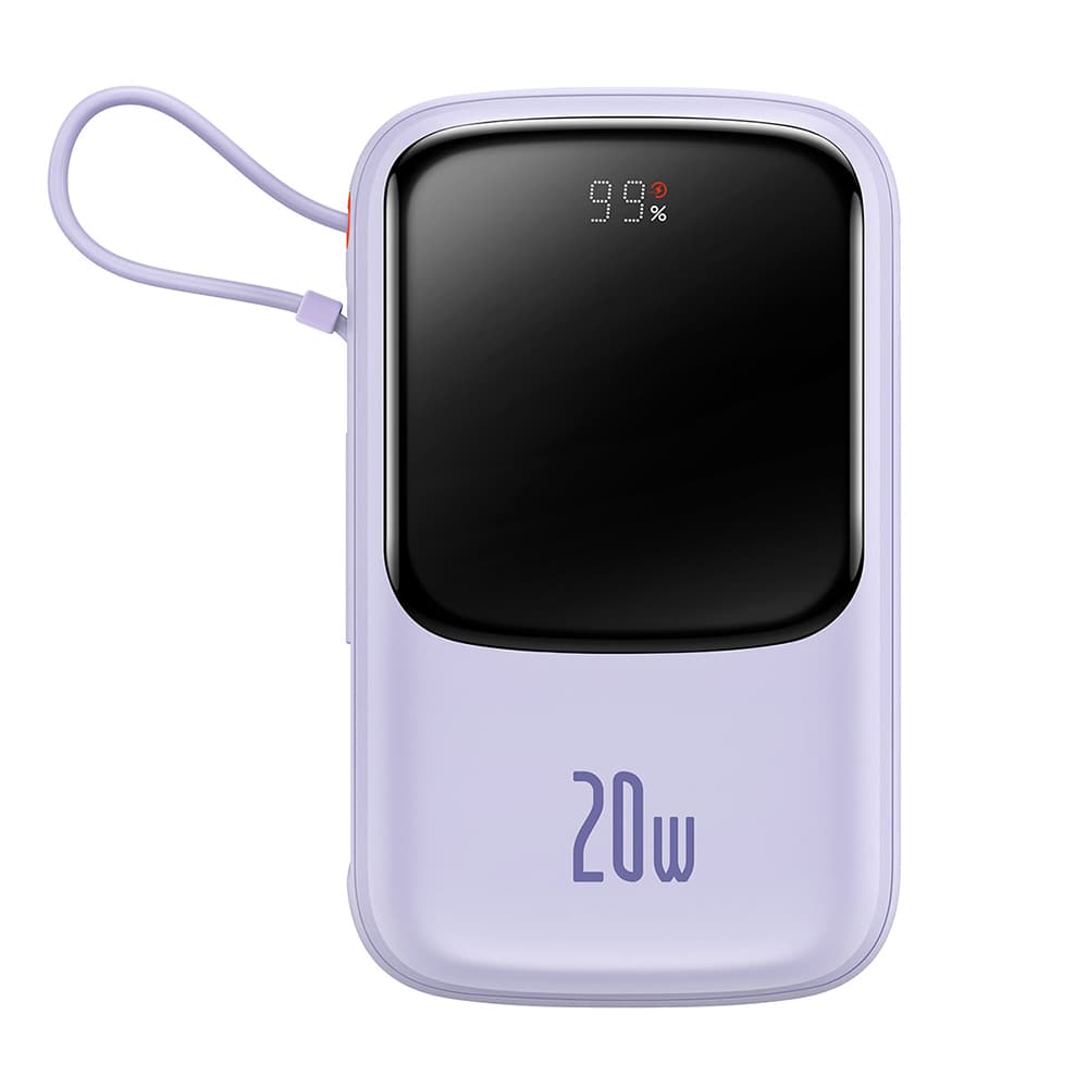 Baseus Power Bank Qpow Pro PPQD030005 20000mAh 20W fialová - náhled 3