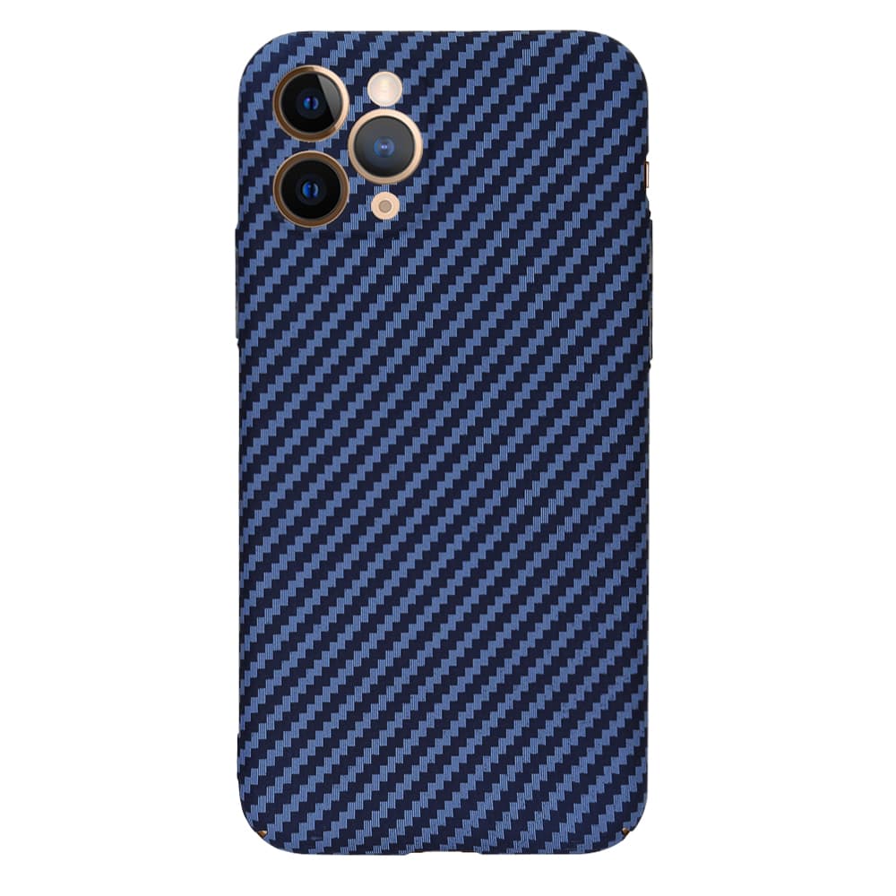 Techsuit Karbonové pouzdro iPhone 11 Pro Azurová - náhled 3