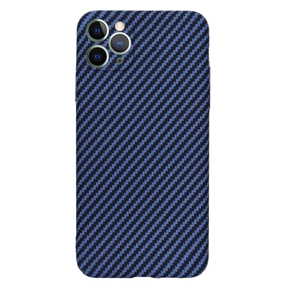 Techsuit Carbonite FiberShell pouzdro iPhone11 Pro Max Cyan - náhled 3