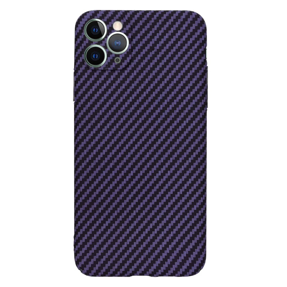 Techsuit Carbonite FiberShell iPhone 11 Pro Max Fialový - náhled 3