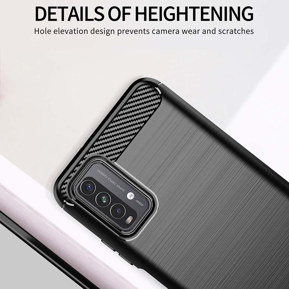 Techsuit Karbon Silikon Xiaomi Redmi 9T Redmi 9 Power Černý - náhled 3