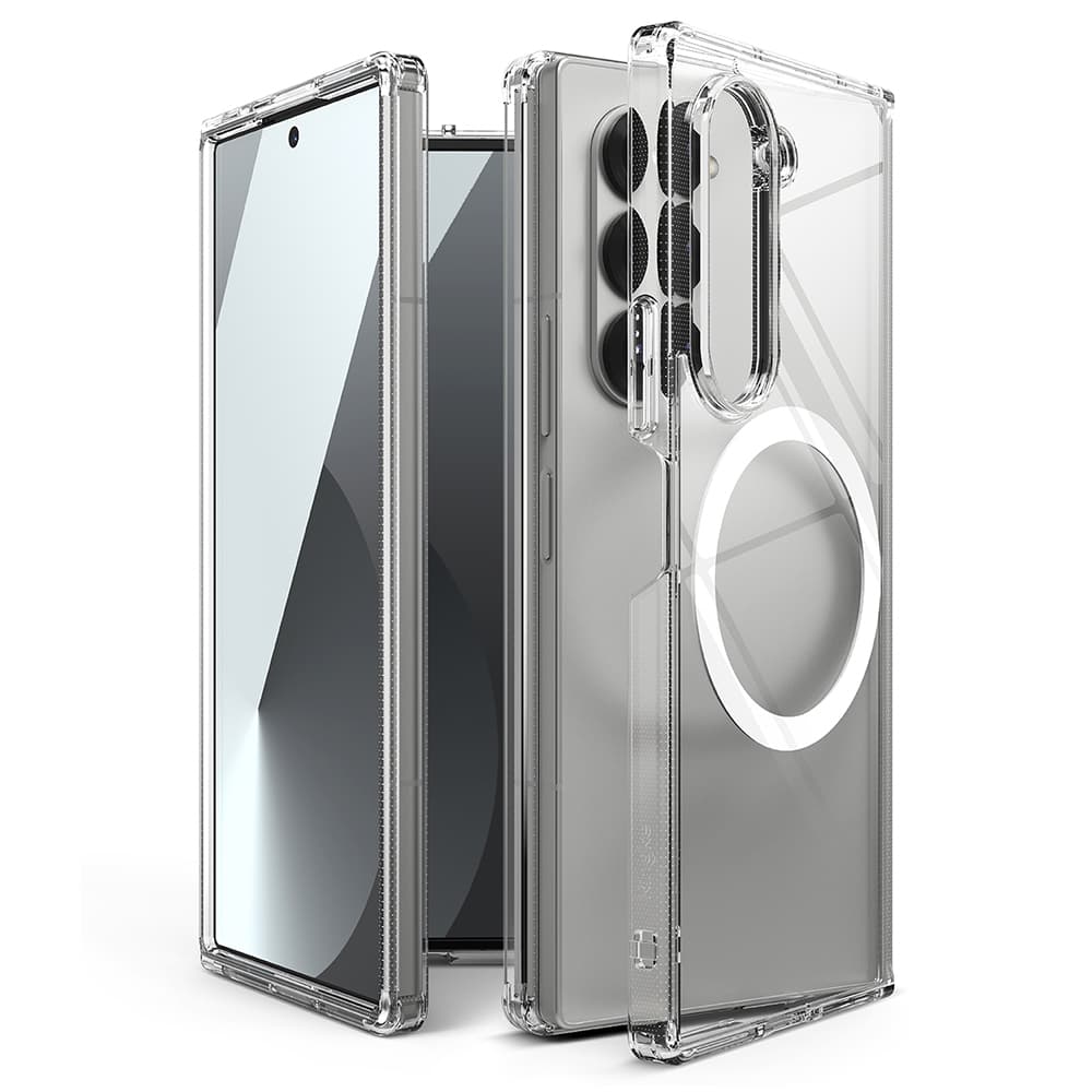 Ringke Fusion MagSafe kryt Samsung Galaxy Z Fold6 průhledný - náhled 3