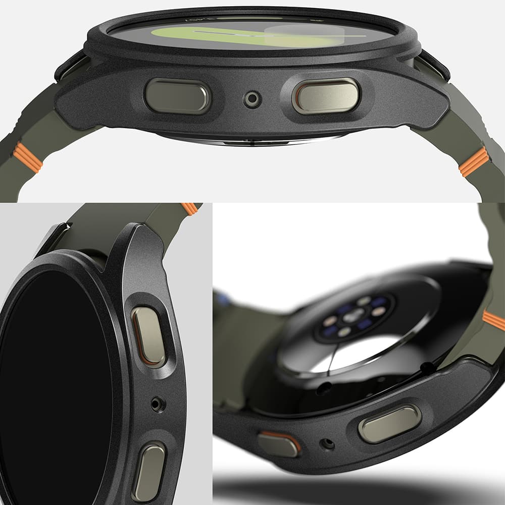 Ringke Slim + Ochranná fólie Samsung Galaxy Watch7 44mm Titanová černá - náhled 3