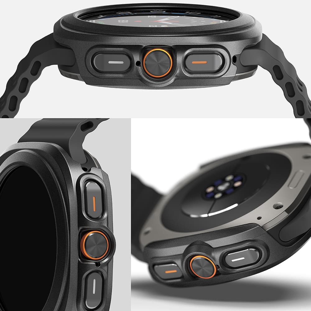 Ringke Slim Ochranné sklo Samsung Galaxy Watch Ultra 47mm Titanová černá - náhled 3