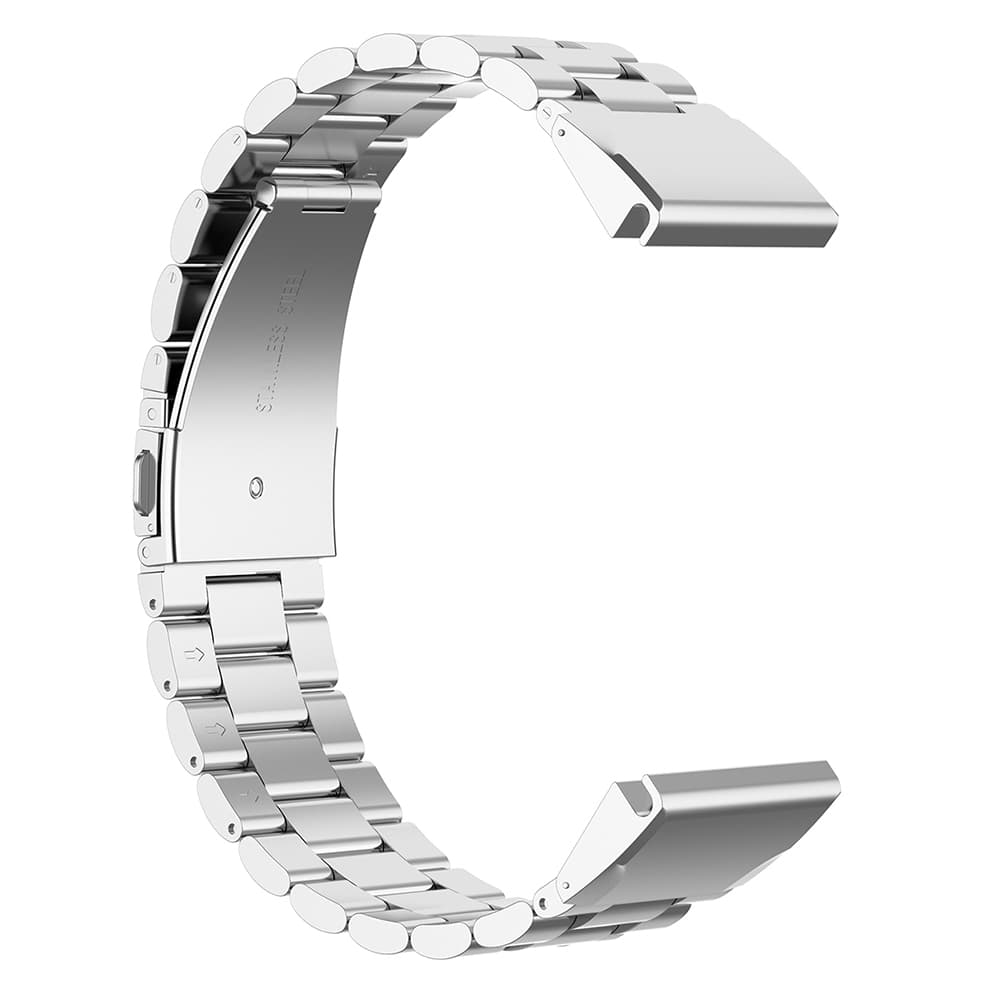 Techsuit - řemínek QuickFit 22mm (W010) - Garmin Fenix 5/5 Plus 6/6 Pro/7/Forerunner 945/955/970/Approach S60/S62 - stříbrný - náhled 3