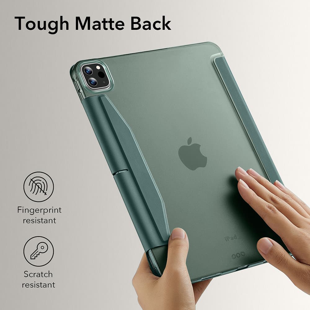 ESR Ascend Trojitý kryt iPad Pro 13 2024 2025 Lesní zelená - náhled 3